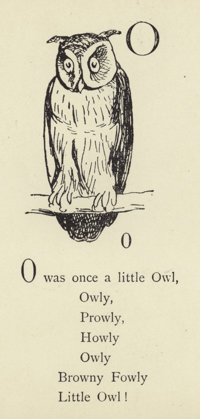 The Letter O by Edward Lear